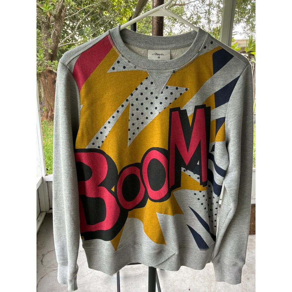 Sz M Philip Lim for Target Graphic Pop Art Sweater/Sweatshirt '80s Vibe Retro